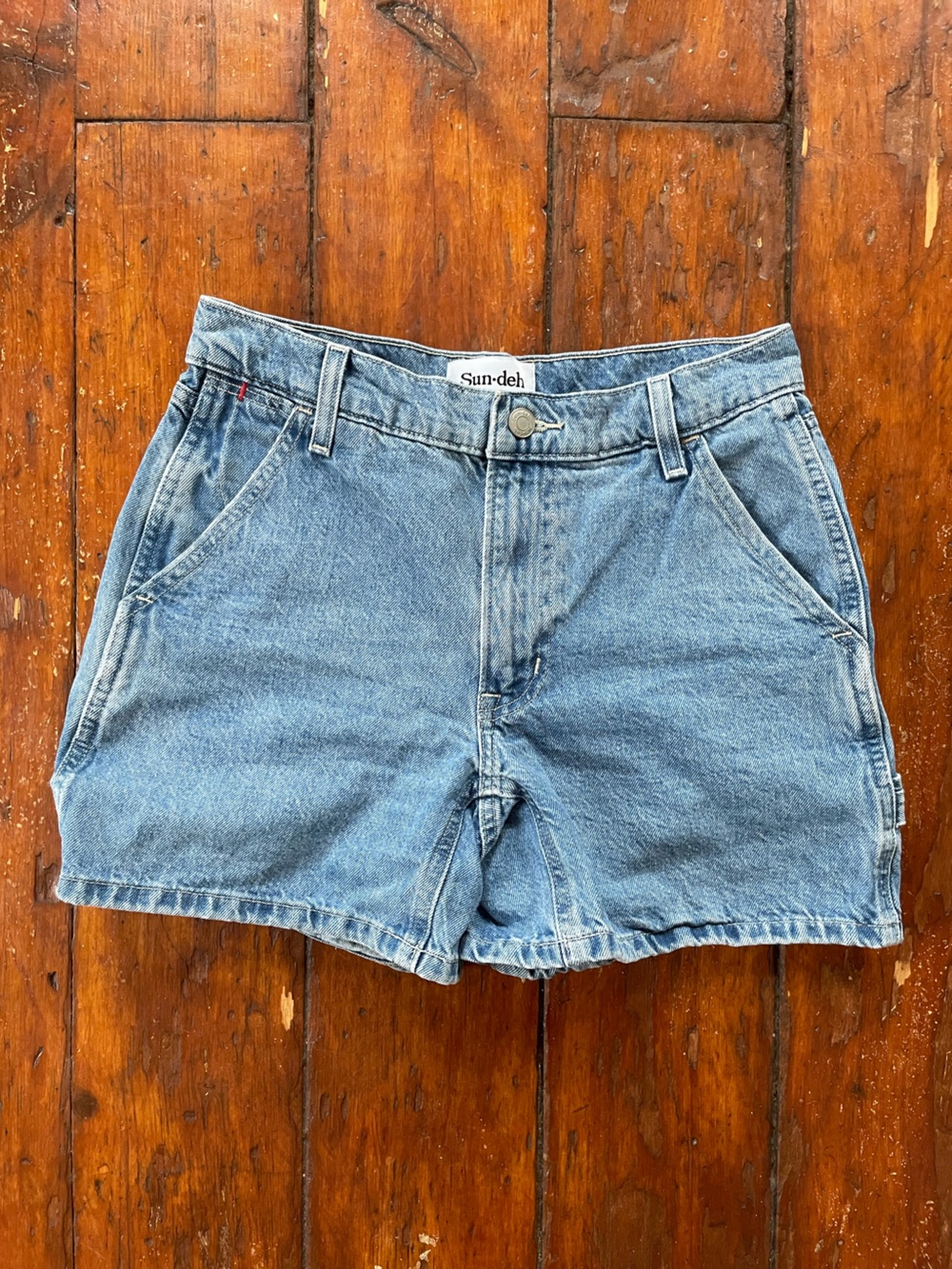 Sunday Best Aritzia Denim Women's Work Carpenter Shorts